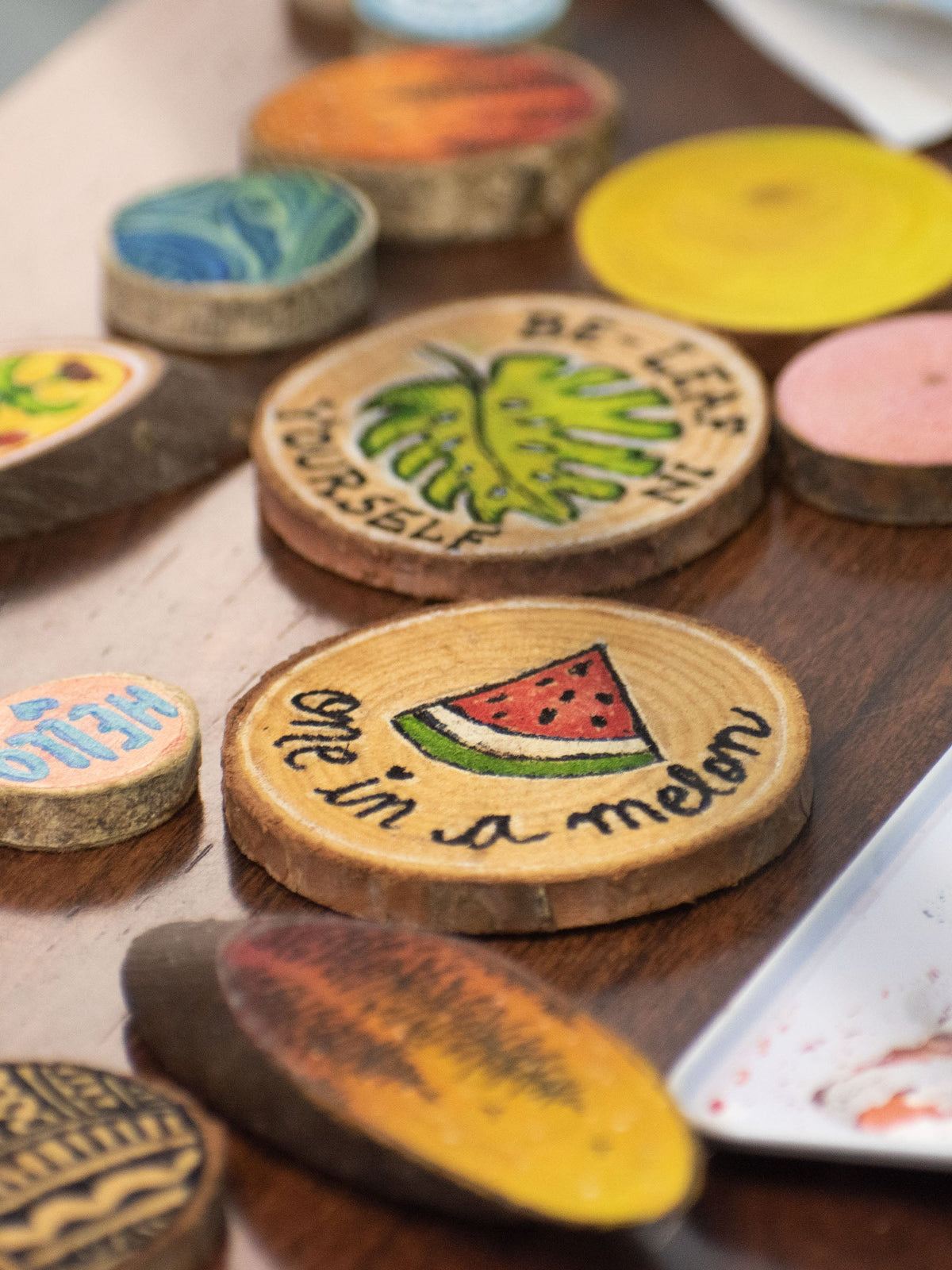 Hand painted Fridge Magnets