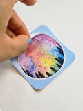 Rainbow pine | Laptop sticker