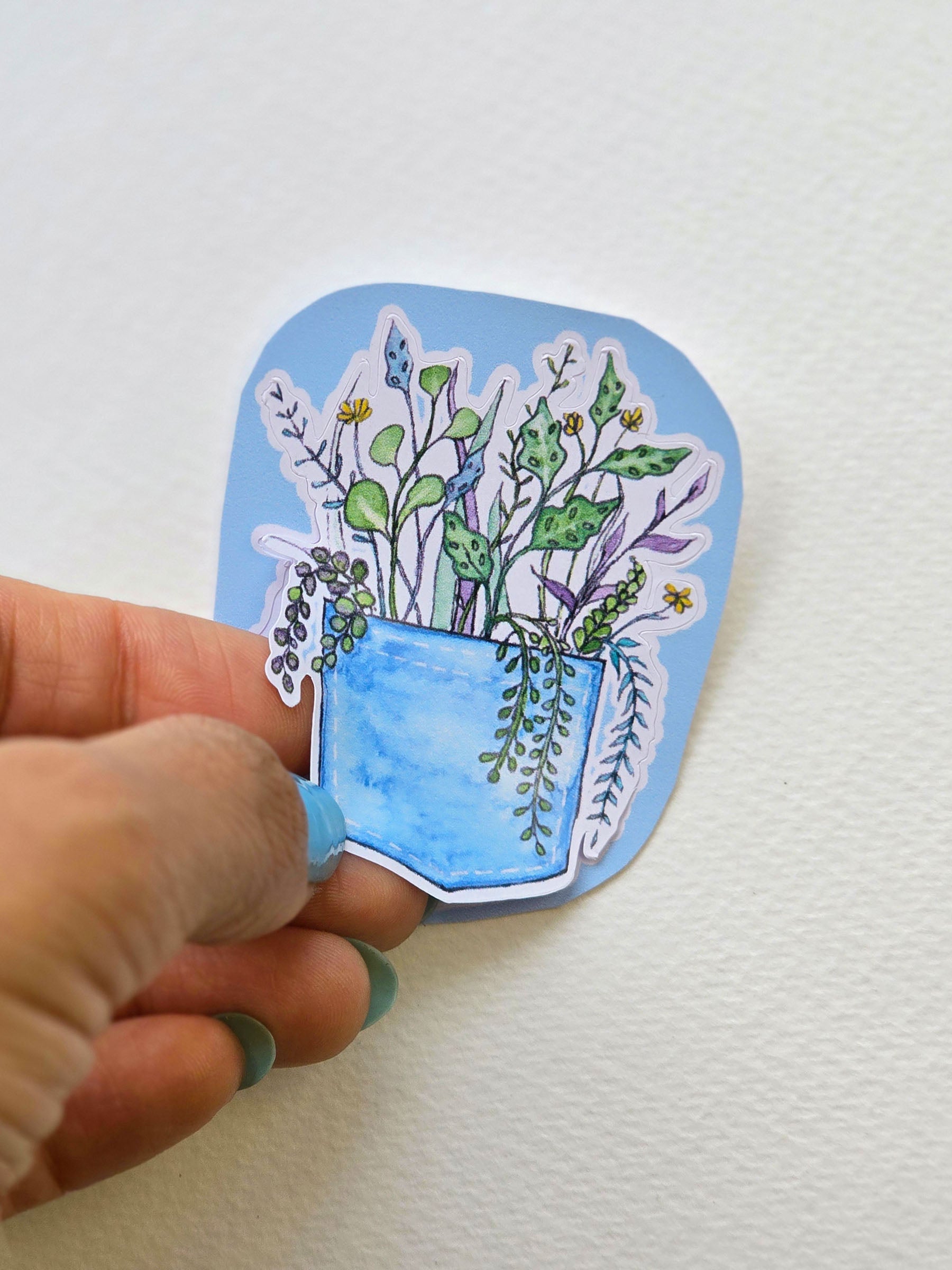 Plant Cuttings | Laptop sticker