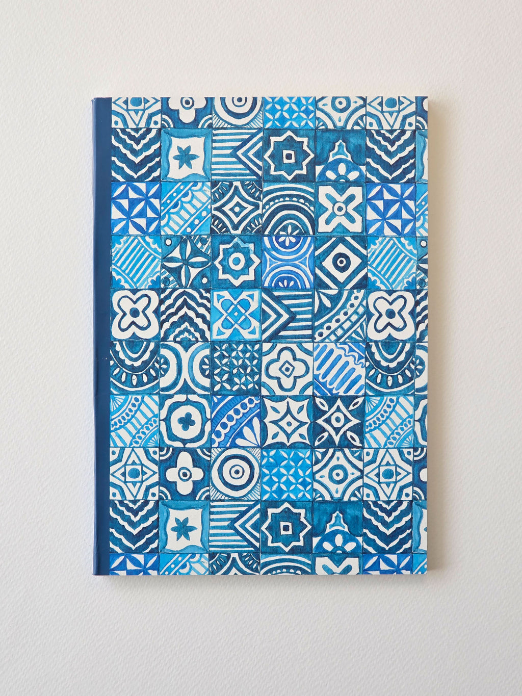 Blue Tiles | Softcover Notebook