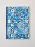 Blue Tiles | Softcover Notebook