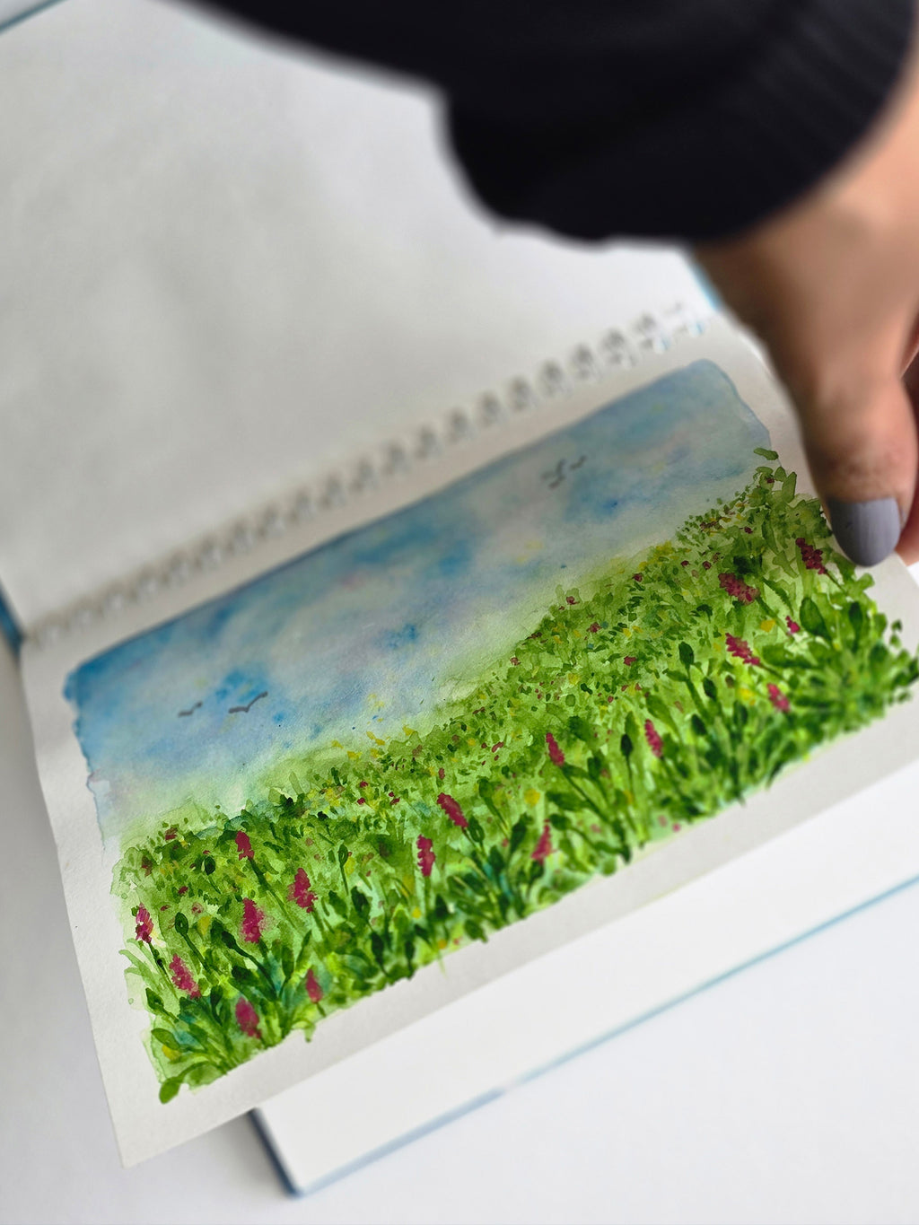 Blue Tiles | Wiro Sketchbook | 300 GSM