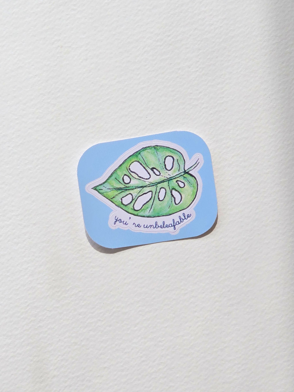 Unbeleafable | Laptop sticker