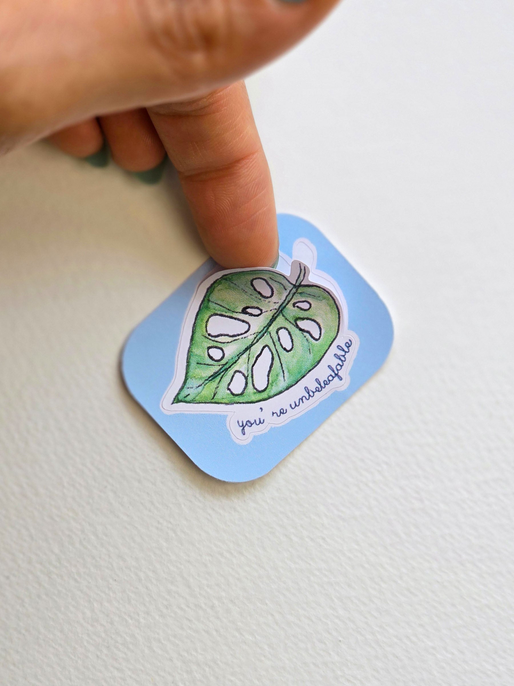 Unbeleafable | Laptop sticker