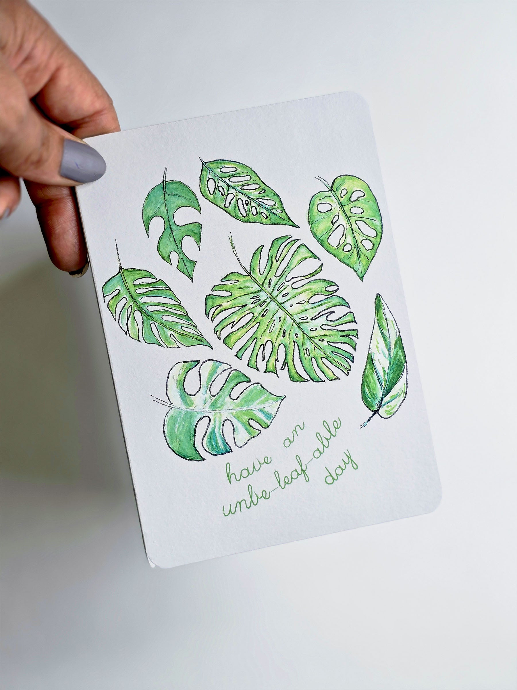 Unbe-leaf-able Day | Greeting Cards