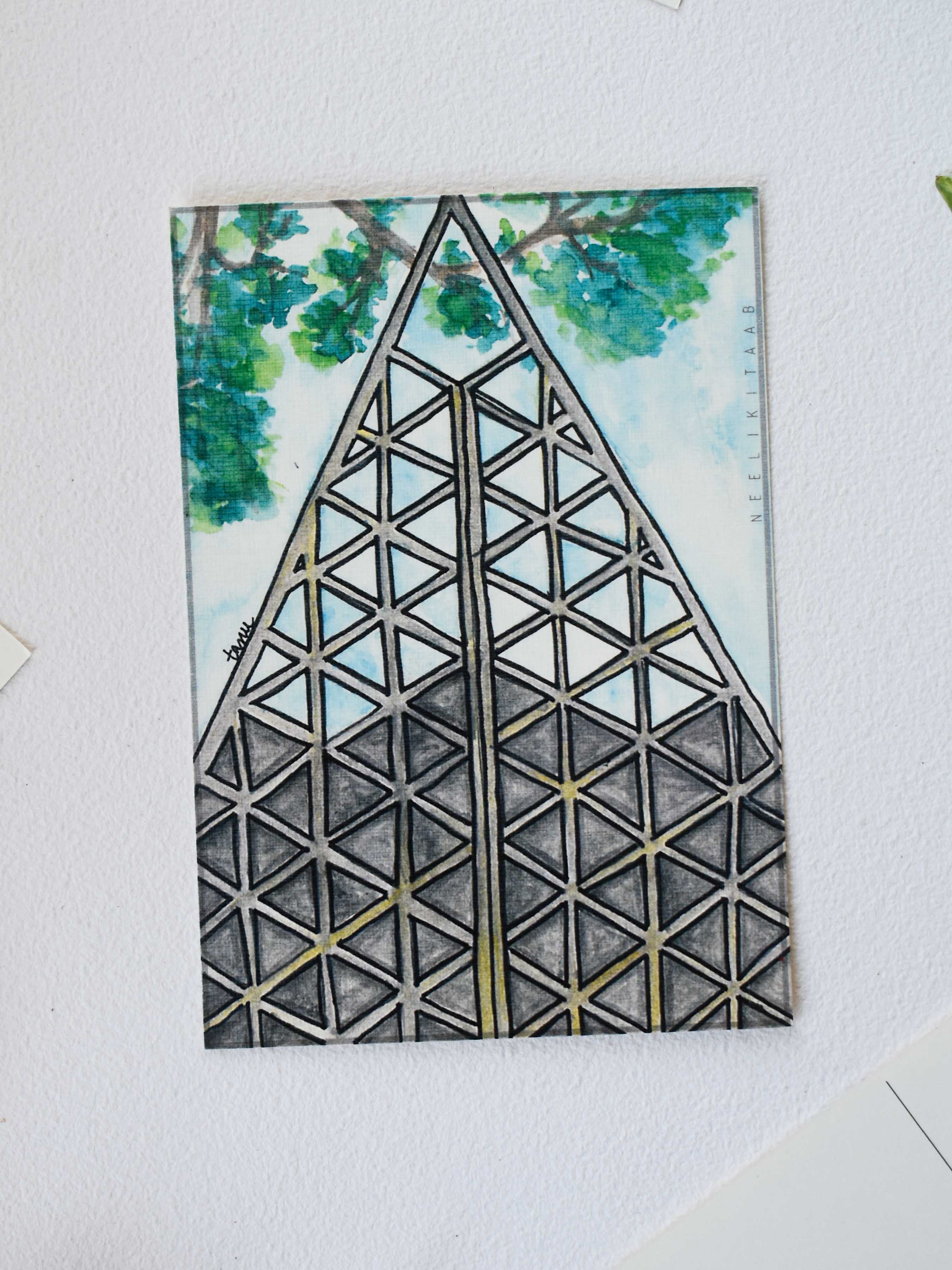 Aurobindo Auditorium | Postcards of Auroville