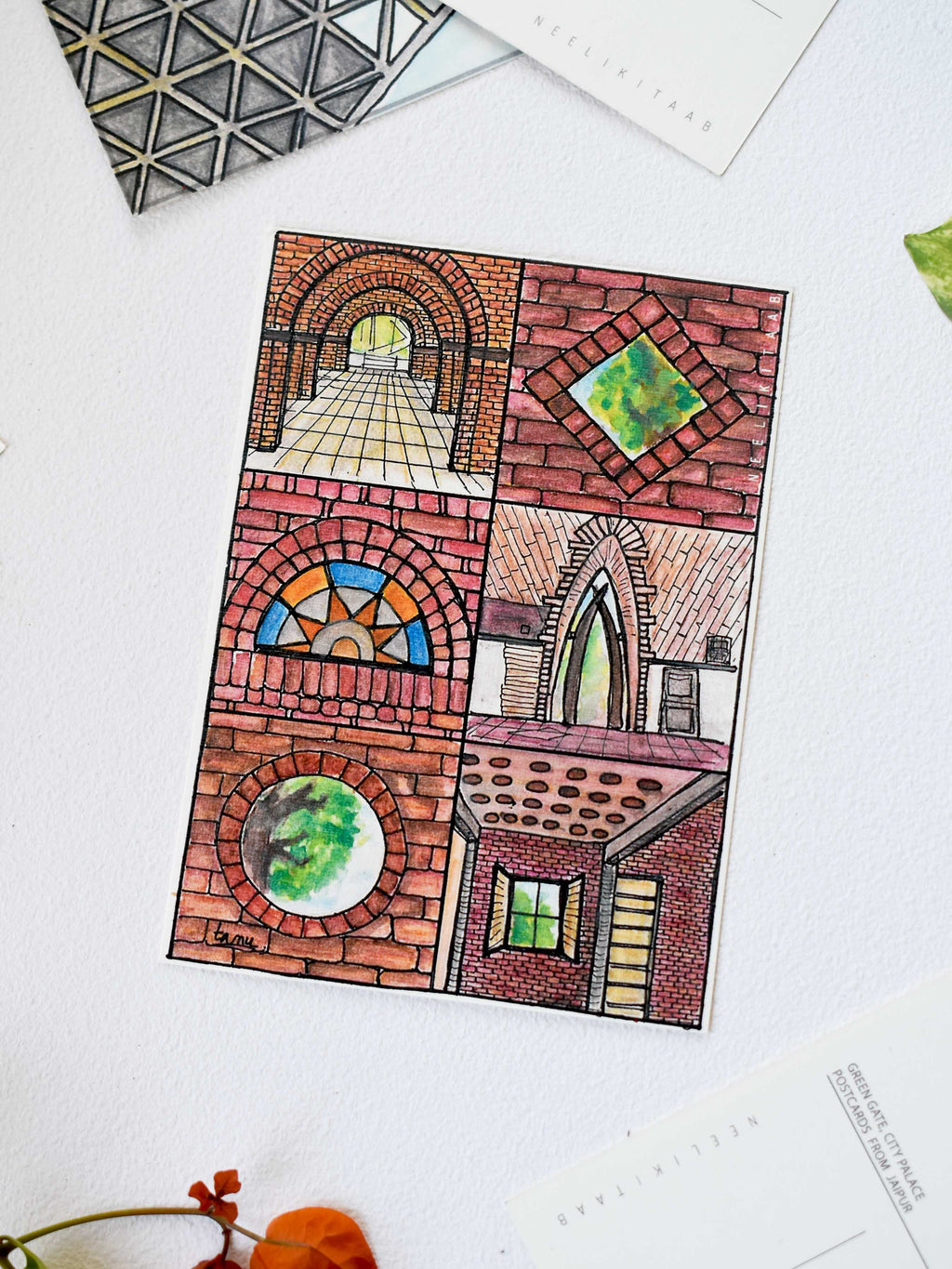 Brick Architecture | Postcards of Auroville