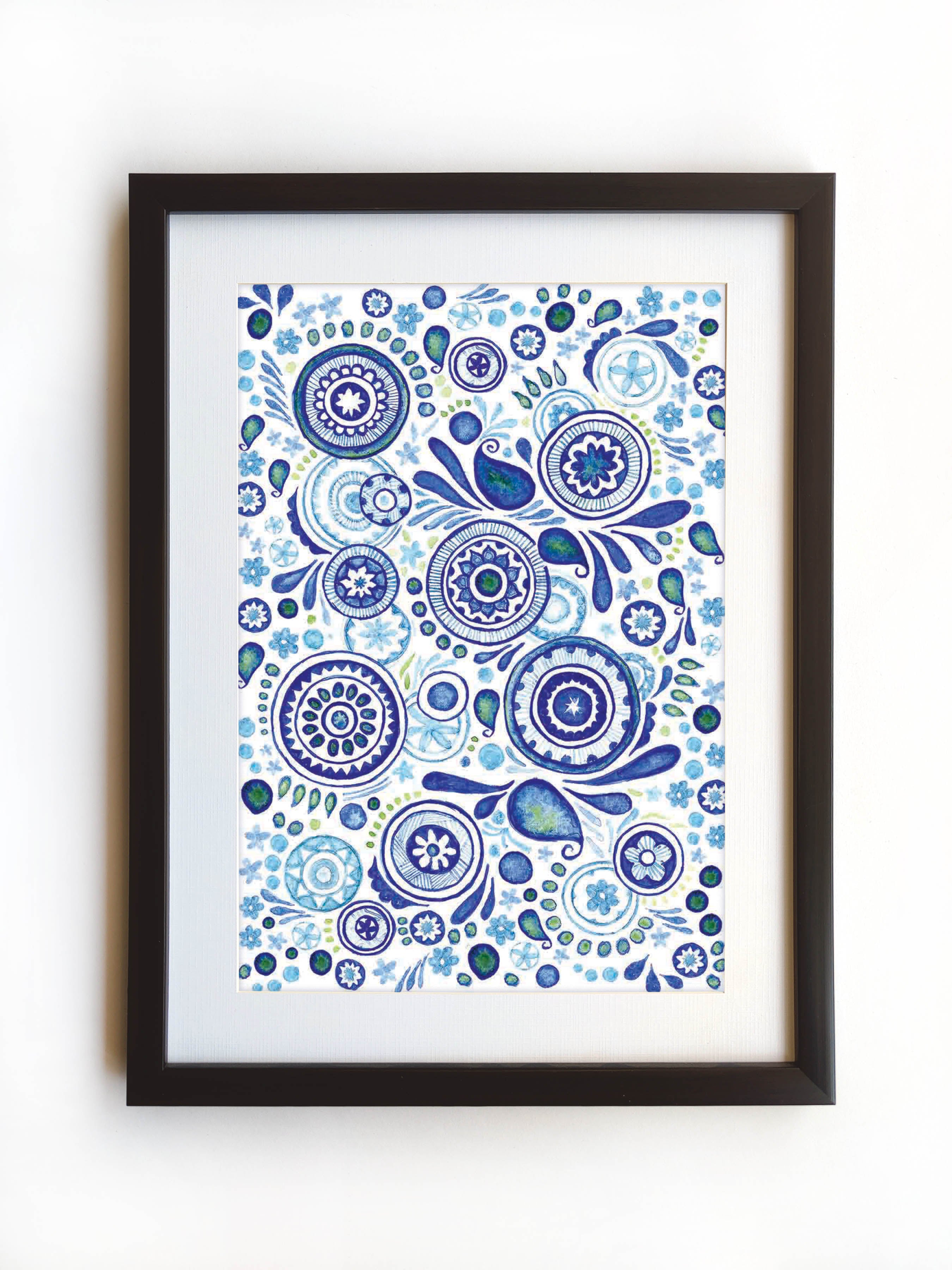 Blue Mandala | Art Print
