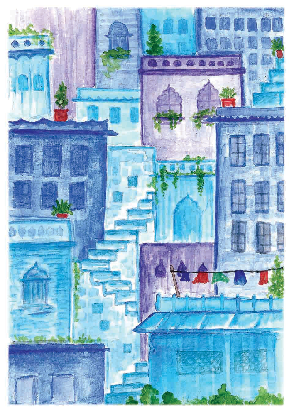 Blue City | Art Print