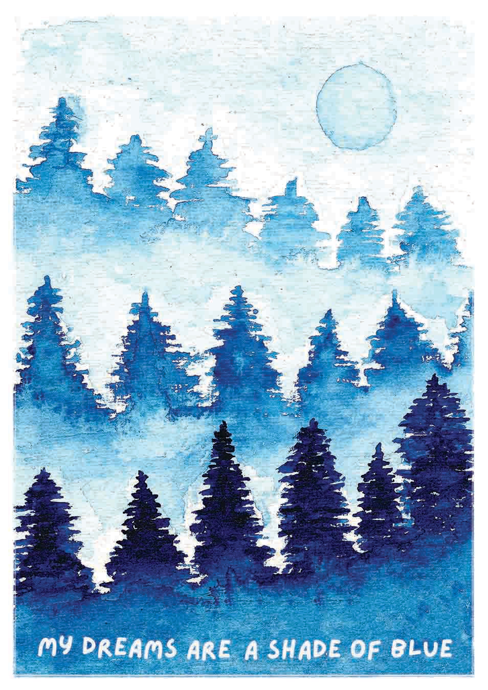 Blue Pine | Art Print