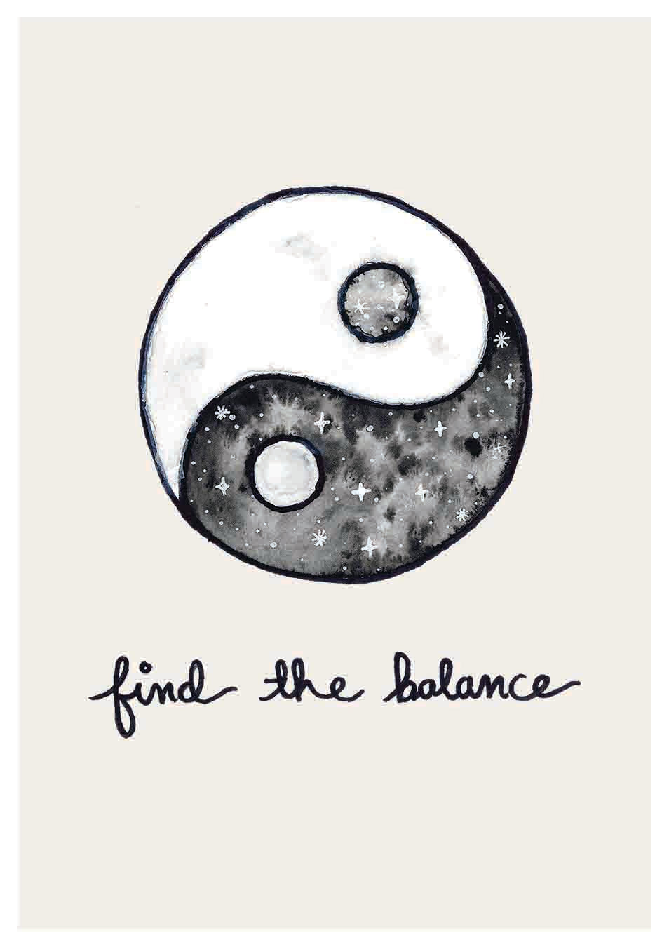 Find The Balance | Art Print