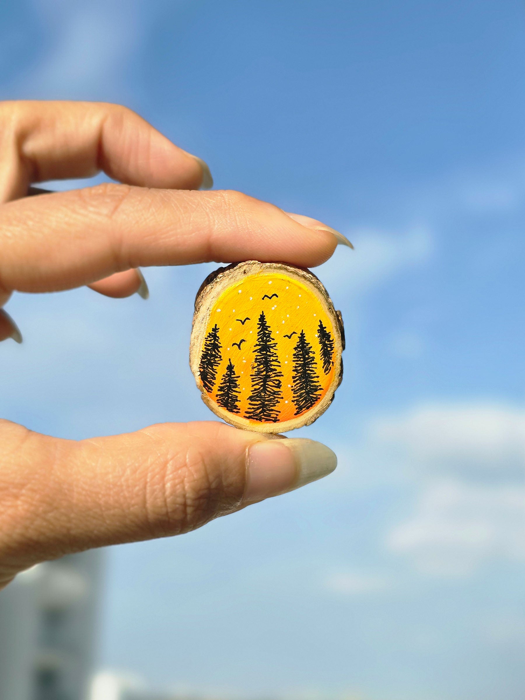 Golden Forest | Fridge Magnet