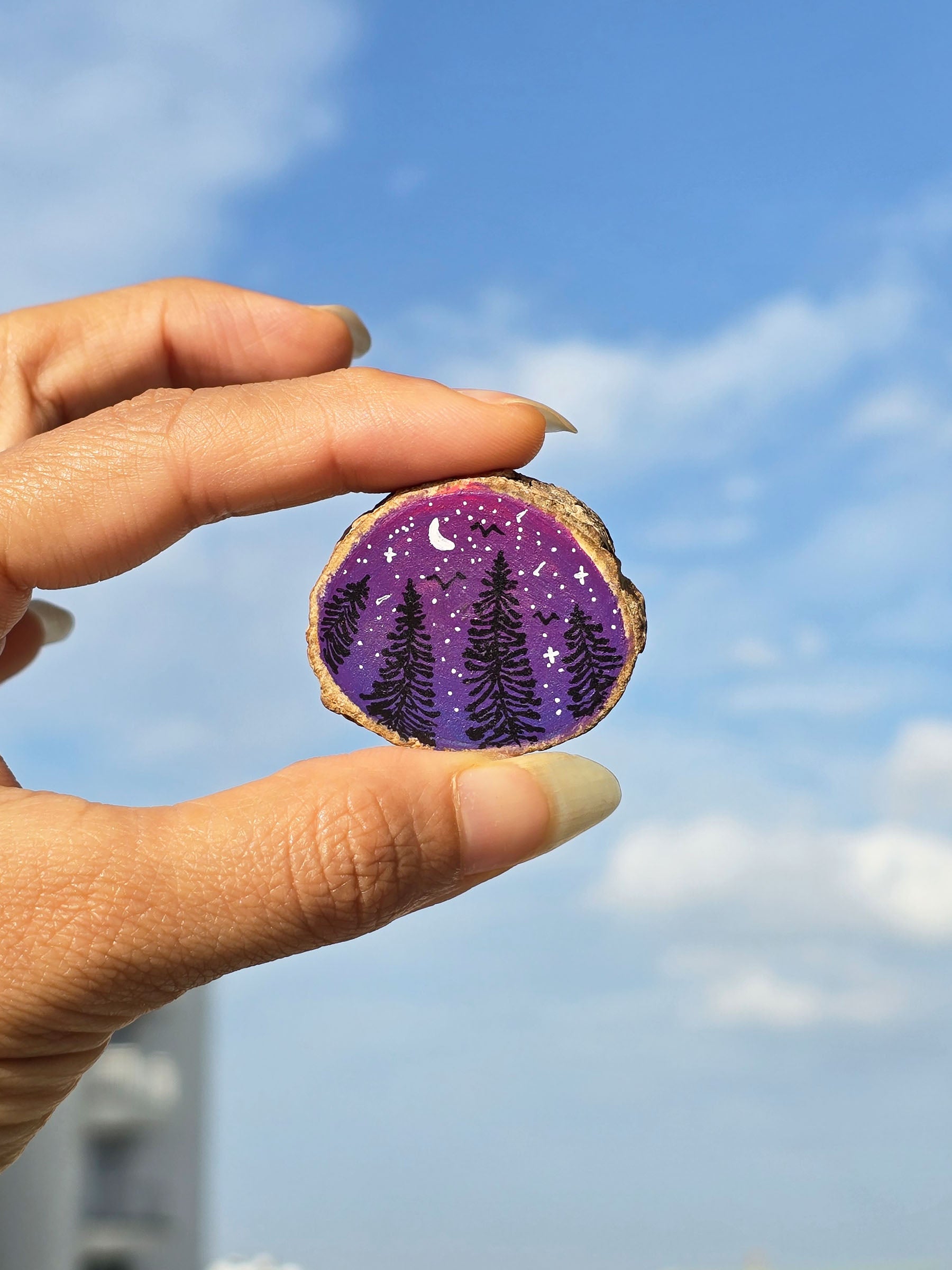 Violet Night | Fridge Magnet