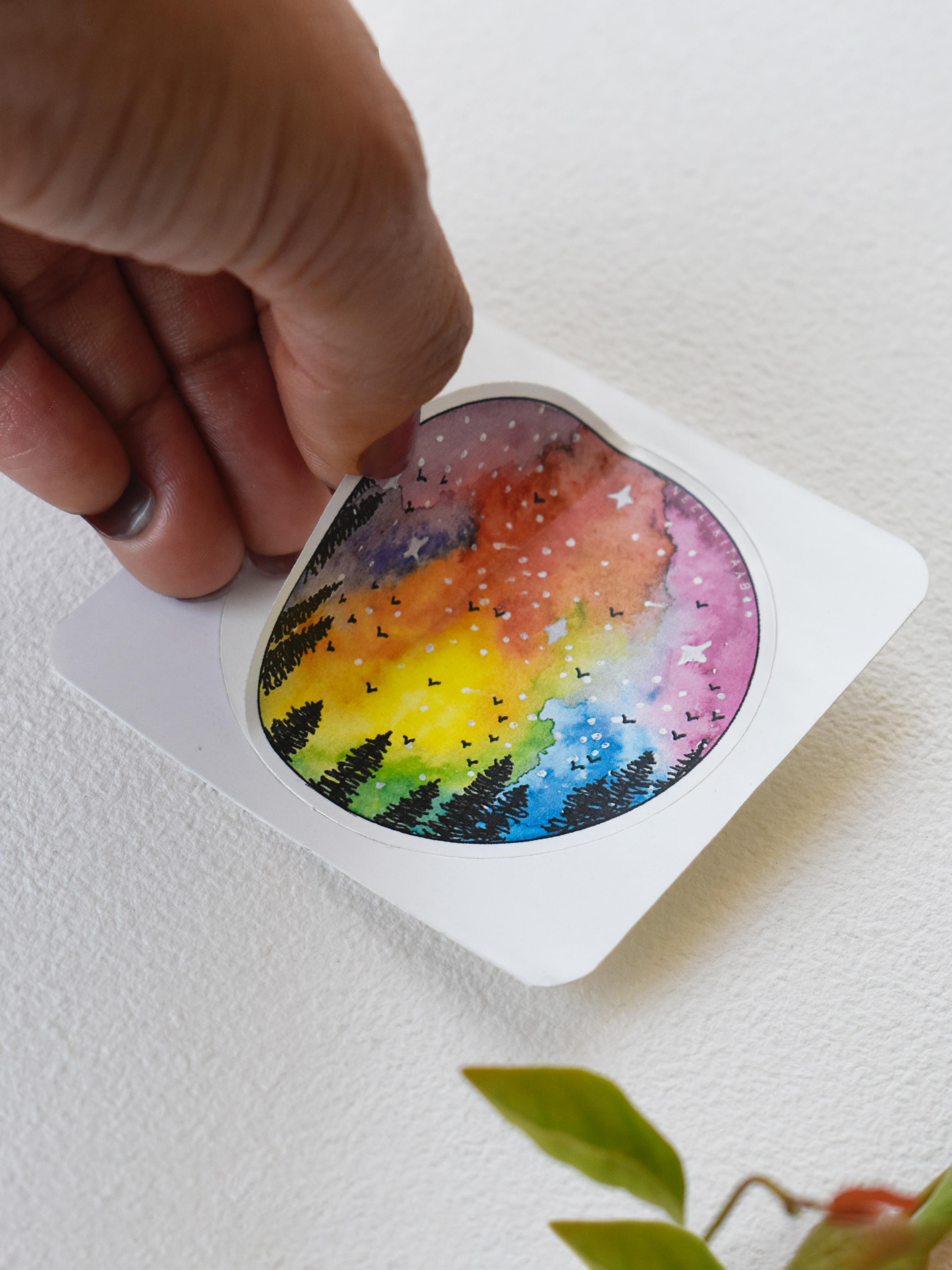 Rainbow Pine | Sticker