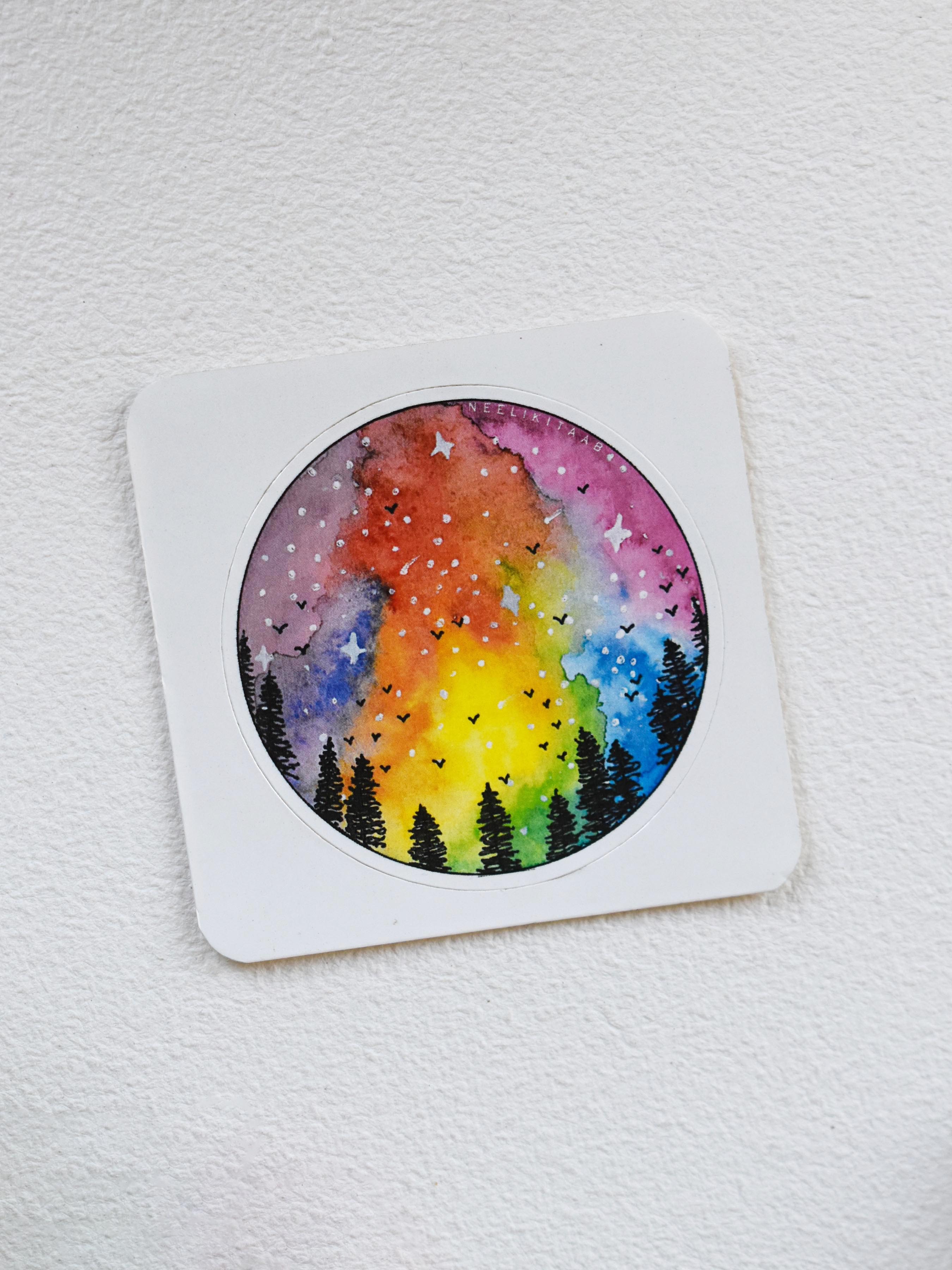 Rainbow Pine | Sticker
