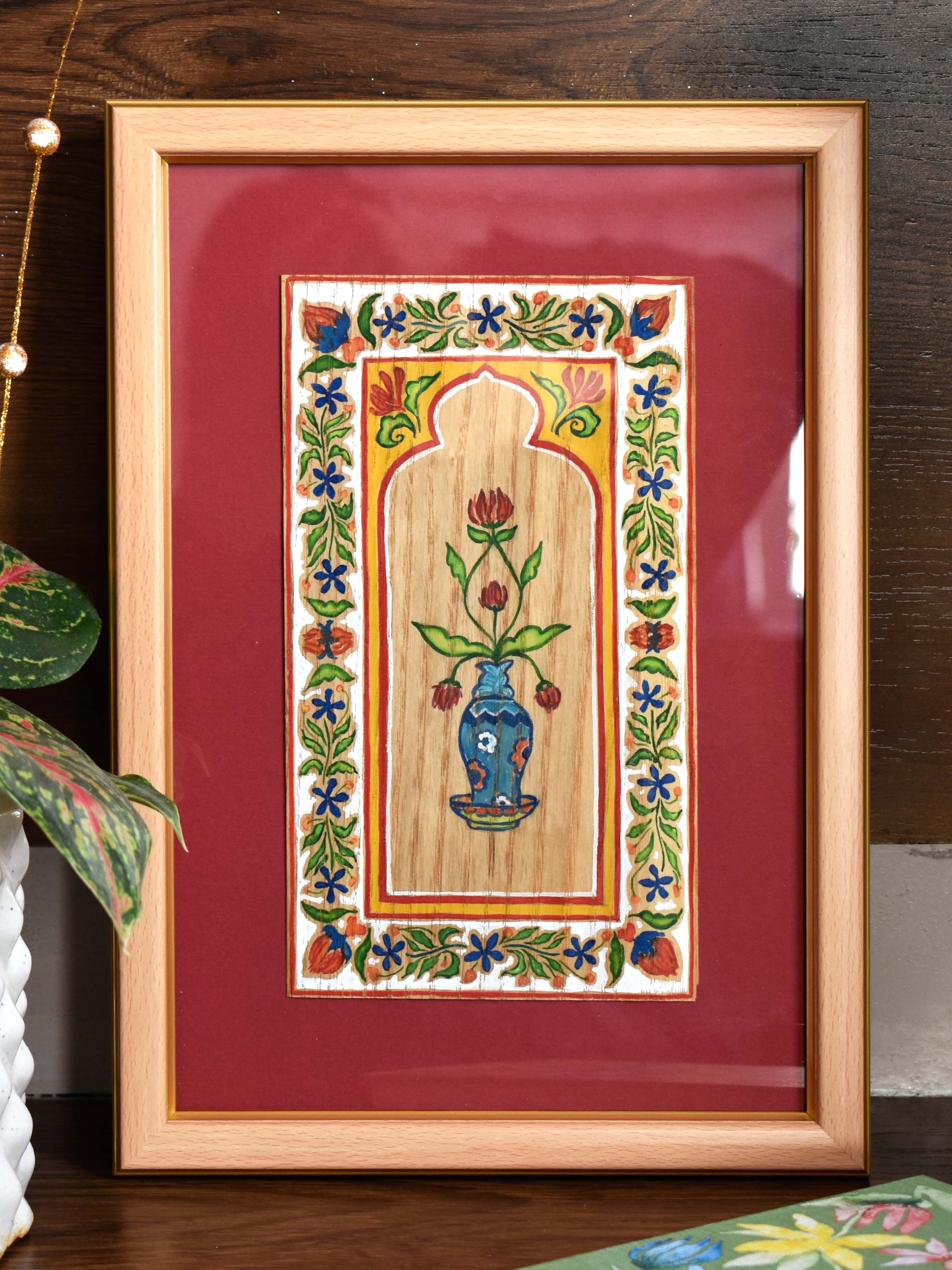 Jaipur series - I | Watercolor on veneer sheet