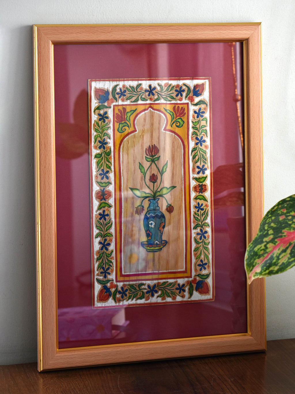 Jaipur series - I | Watercolor on veneer sheet