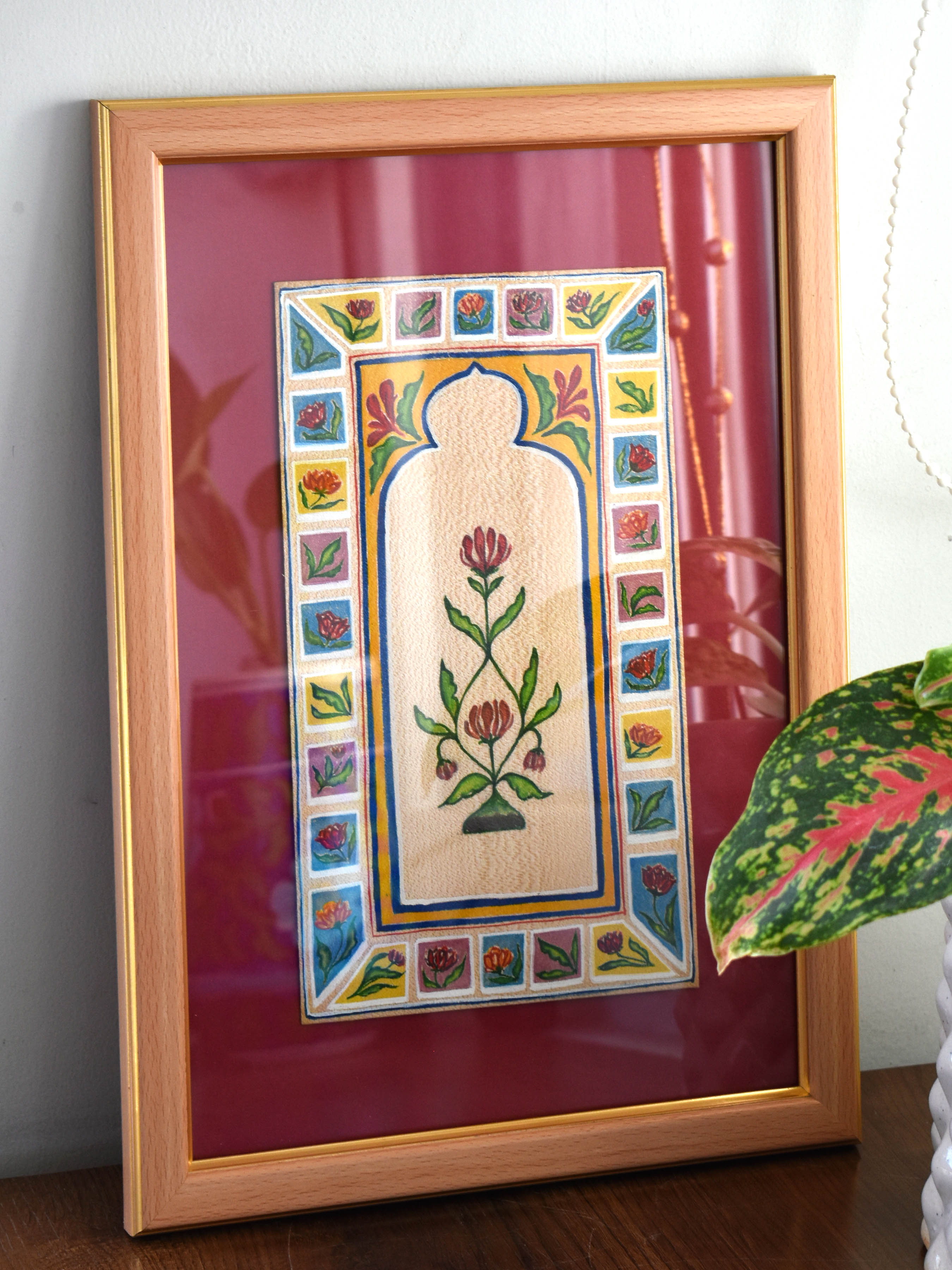 Jaipur series - II | Watercolor on veneer sheet