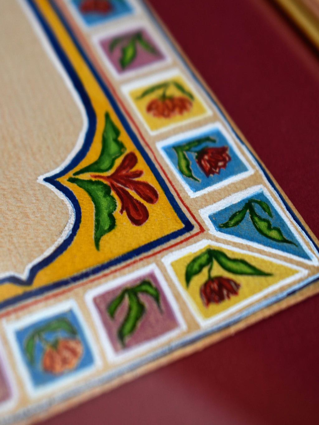 Jaipur series - II | Watercolor on veneer sheet