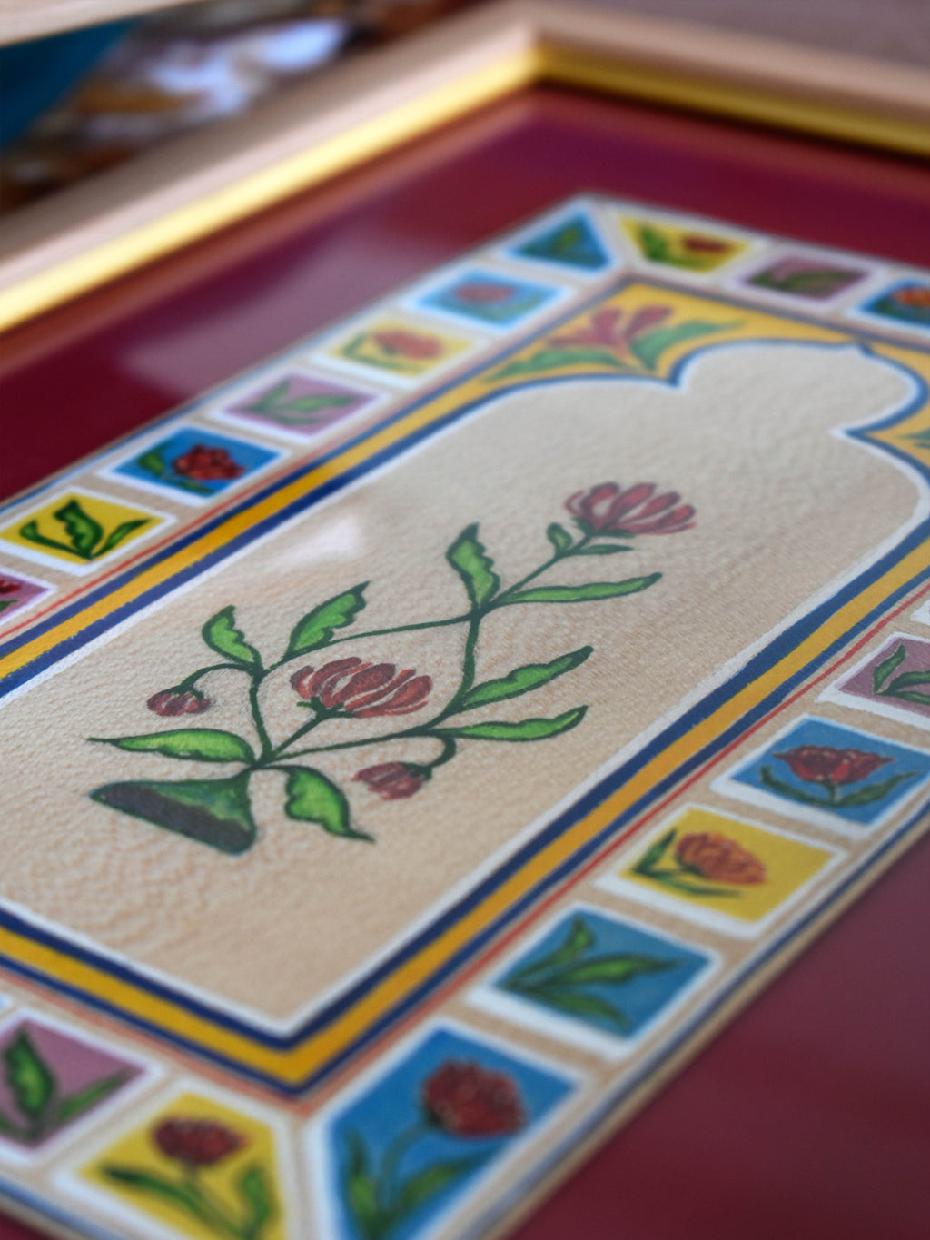 Jaipur series - II | Watercolor on veneer sheet