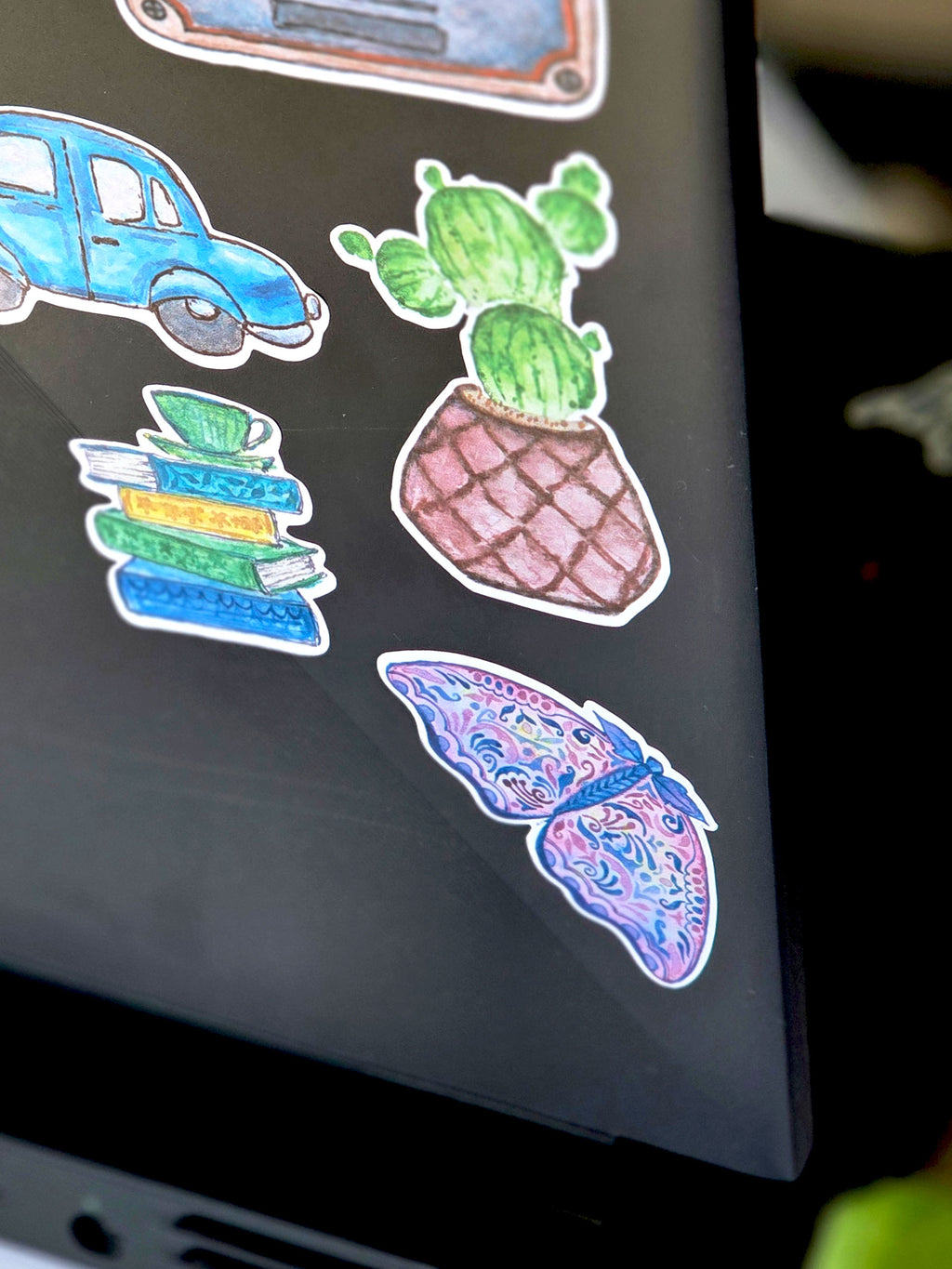 Wild moth | Laptop sticker